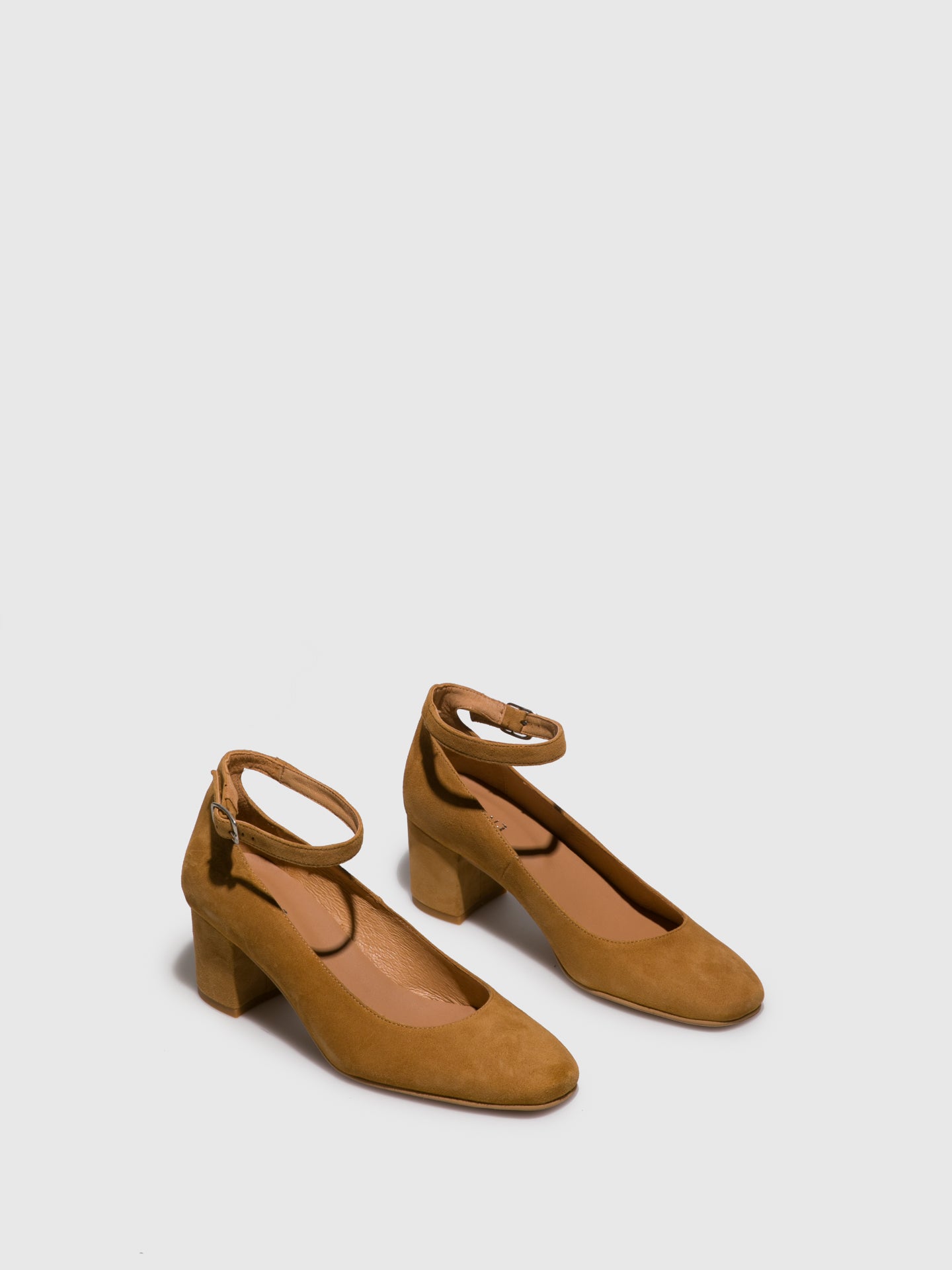 Foreva Brown Ankle Strap Shoes